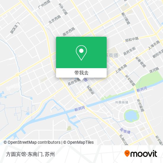 方圆宾馆-东南门地图