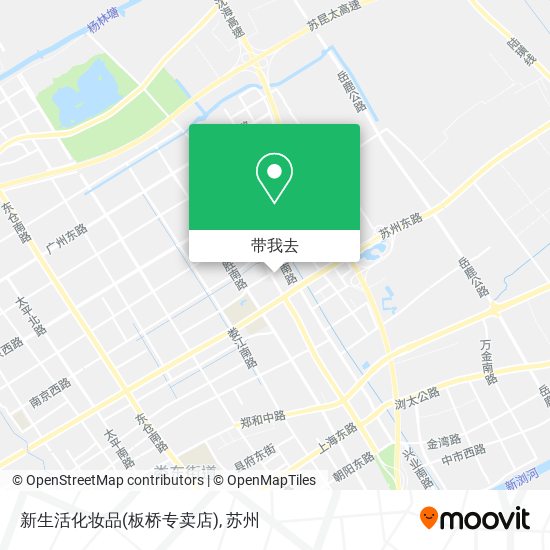 新生活化妆品(板桥专卖店)地图