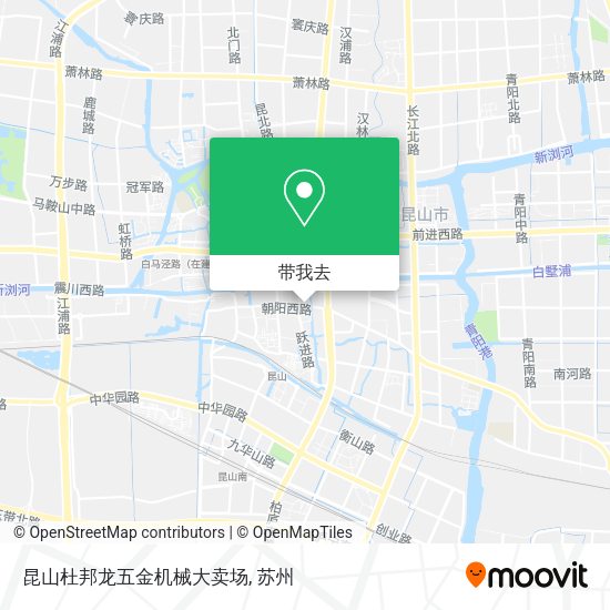 昆山杜邦龙五金机械大卖场地图