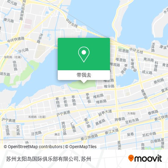 苏州太阳岛国际俱乐部有限公司地图