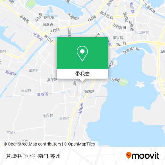 莫城中心小学-南门地图