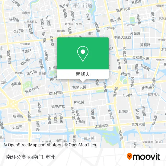 南环公寓-西南门地图