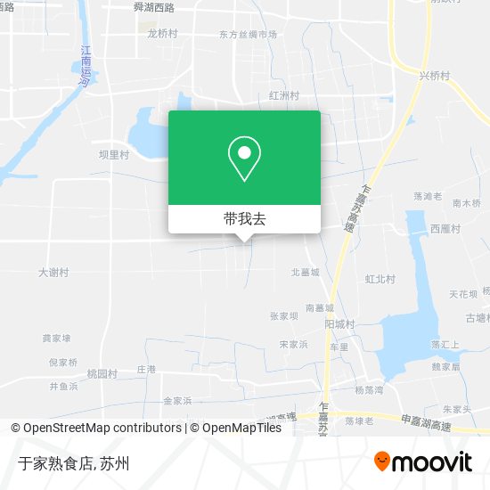于家熟食店地图