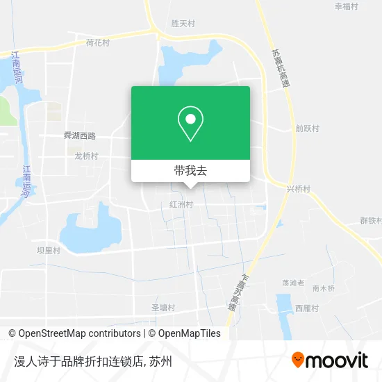 漫人诗于品牌折扣连锁店地图