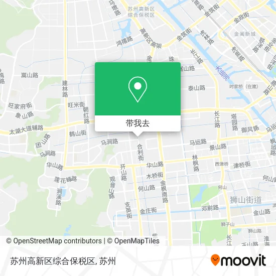 苏州高新区综合保税区地图