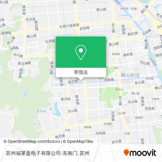 苏州福莱盈电子有限公司-东南门地图