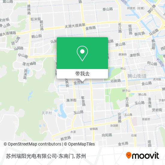 苏州瑞阳光电有限公司-东南门地图