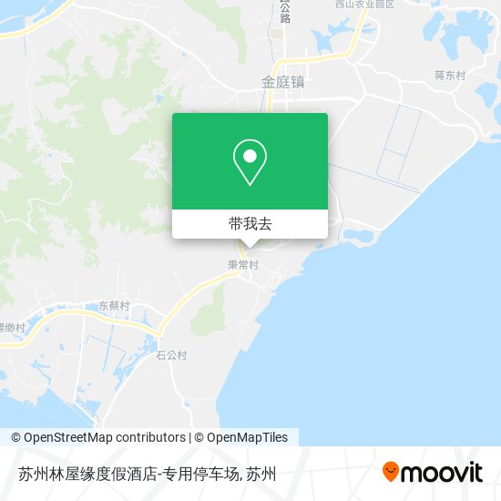 苏州林屋缘度假酒店-专用停车场地图