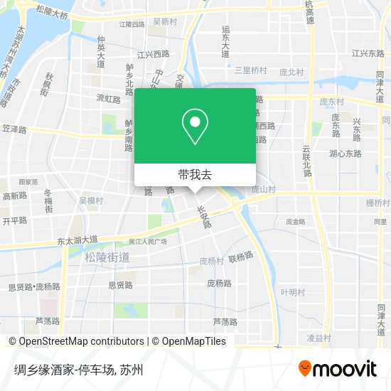 绸乡缘酒家-停车场地图