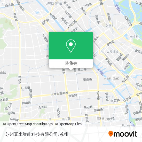 苏州豆米智能科技有限公司地图