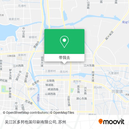 吴江区多邦包装印刷有限公司地图