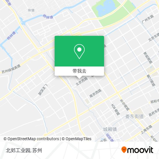 北郊工业园地图