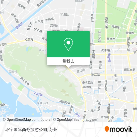 环宇国际商务旅游公司地图