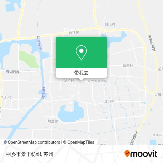 桐乡市景丰纺织地图