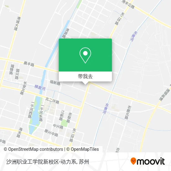 沙洲职业工学院新校区-动力系地图