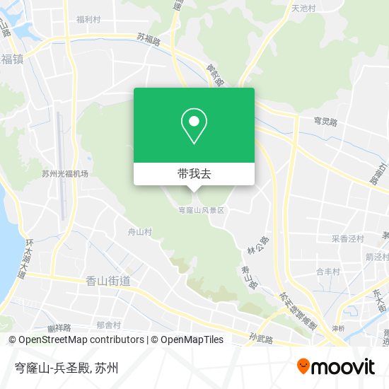 穹窿山-兵圣殿地图