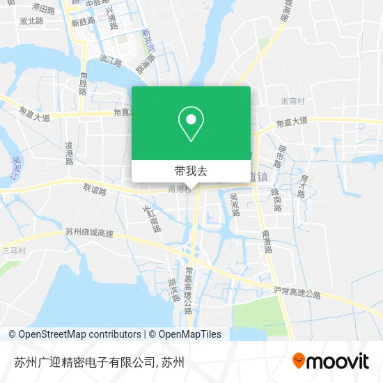 苏州广迎精密电子有限公司地图