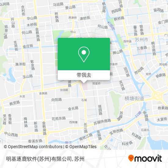 明基逐鹿软件(苏州)有限公司地图