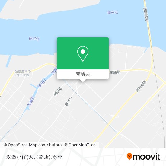 汉堡小仔(人民路店)地图