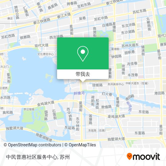 中民普惠社区服务中心地图