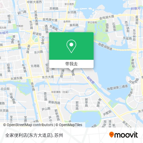 全家便利店(东方大道店)地图