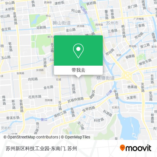 苏州新区科技工业园-东南门地图