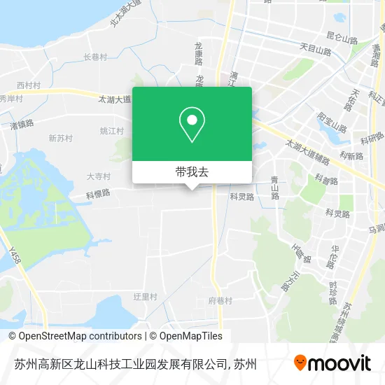 苏州高新区龙山科技工业园发展有限公司地图