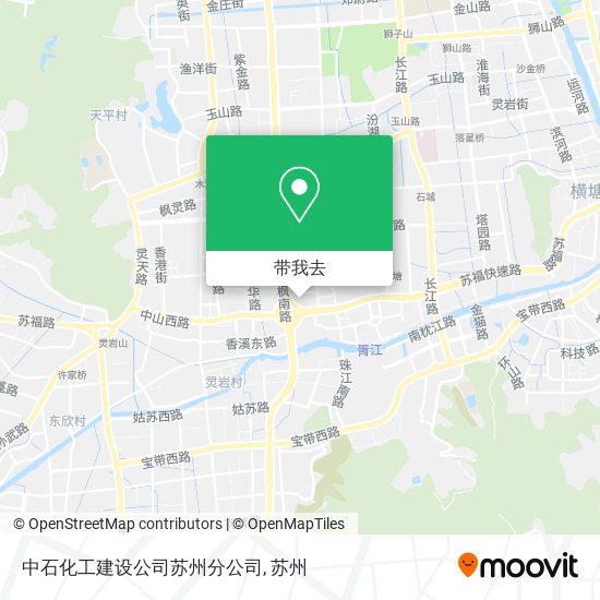 中石化工建设公司苏州分公司地图