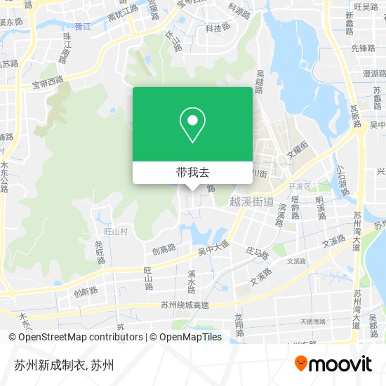 苏州新成制衣地图