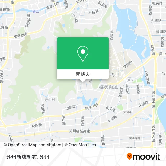 苏州新成制衣地图
