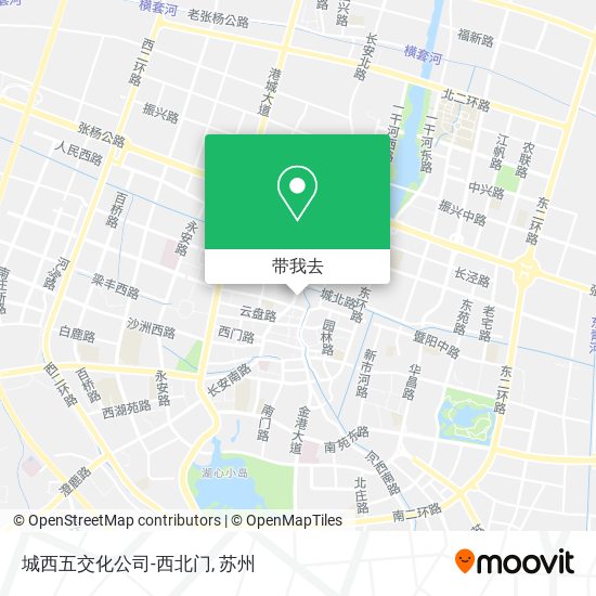 城西五交化公司-西北门地图