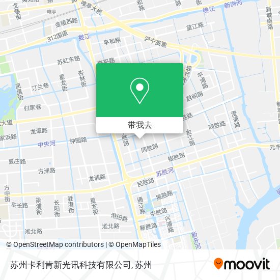 苏州卡利肯新光讯科技有限公司地图