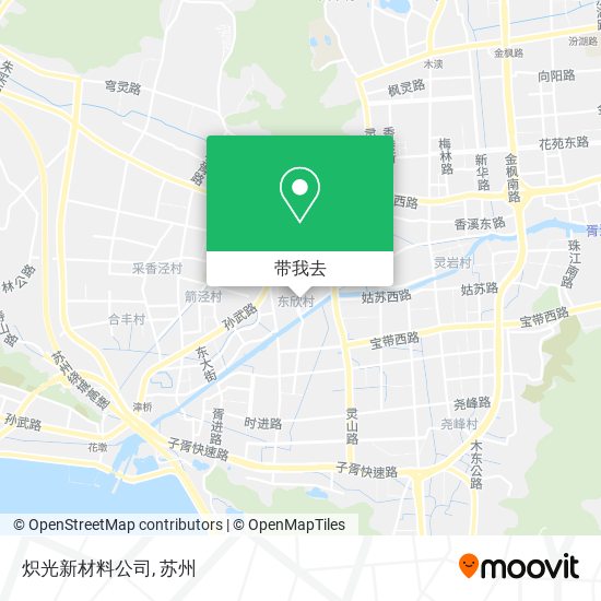 炽光新材料公司地图