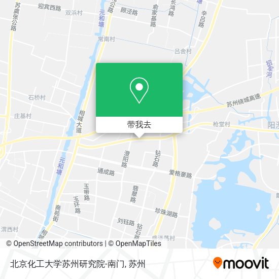 北京化工大学苏州研究院-南门地图