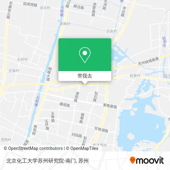 北京化工大学苏州研究院-南门地图