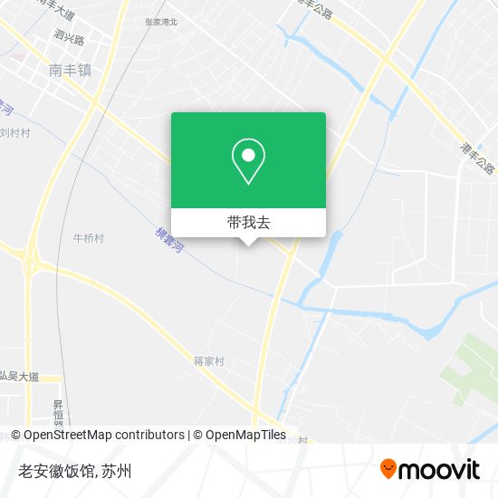 老安徽饭馆地图