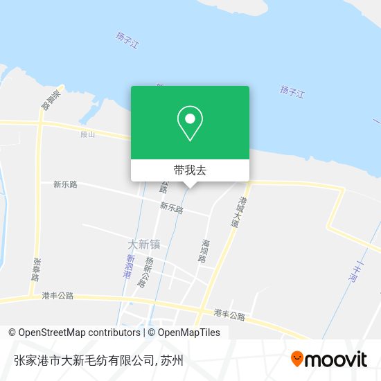 张家港市大新毛纺有限公司地图