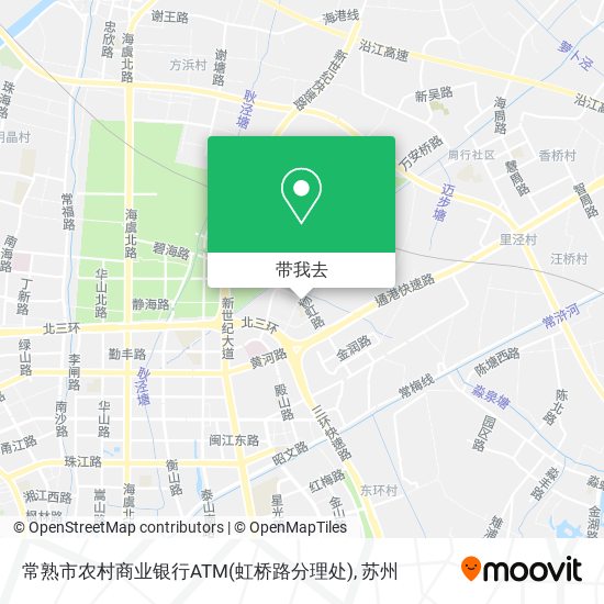 常熟市农村商业银行ATM(虹桥路分理处)地图