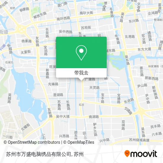 苏州市万盛电脑绣品有限公司地图