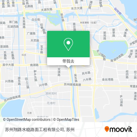 苏州翔路水稳路面工程有限公司地图