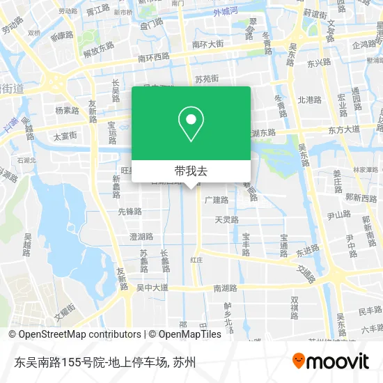 东吴南路155号院-地上停车场地图