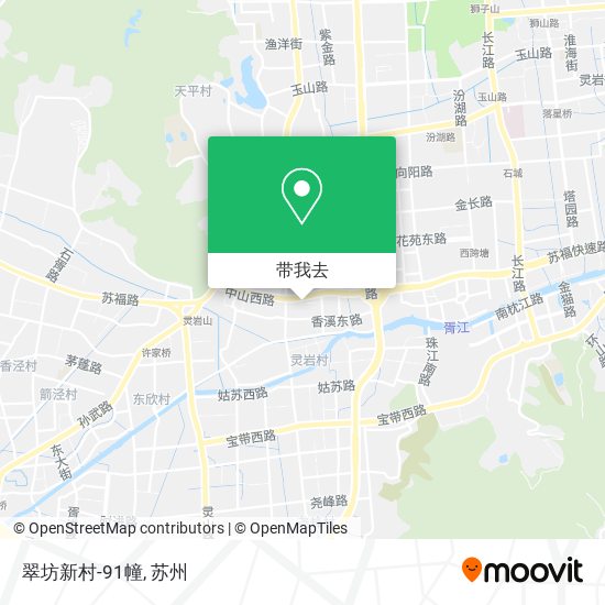 翠坊新村-91幢地图