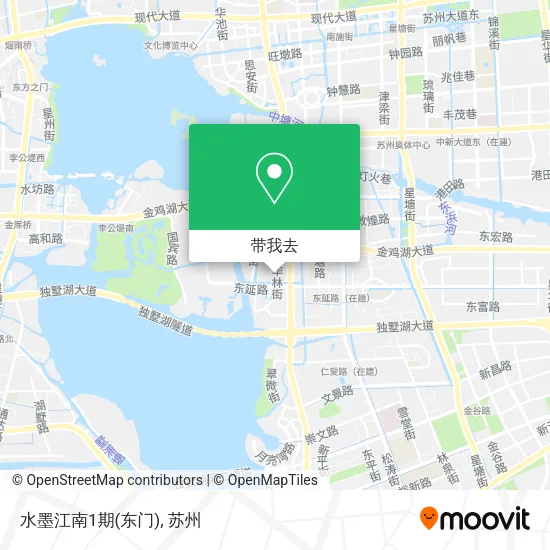 水墨江南1期(东门)地图