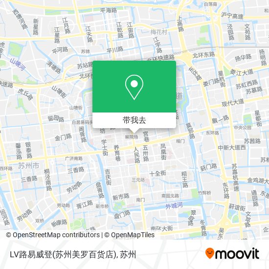 LV路易威登(苏州美罗百货店)地图