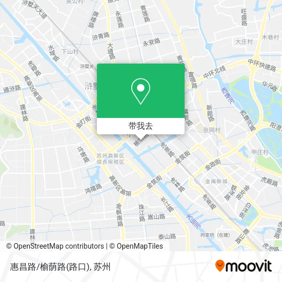 惠昌路/榆荫路(路口)地图