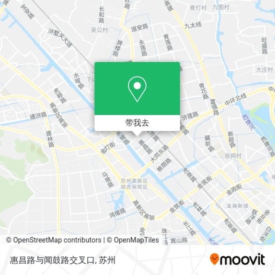 惠昌路与闻鼓路交叉口地图