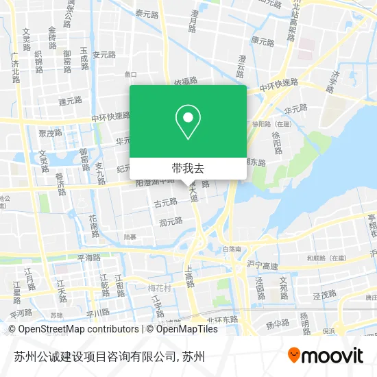 苏州公诚建设项目咨询有限公司地图