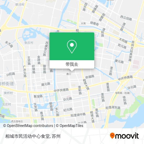 相城市民活动中心食堂地图