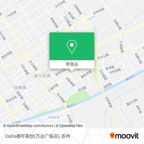 CoCo都可茶饮(万达广场店)地图