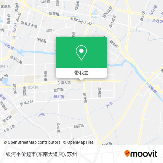 银河平价超市(东南大道店)地图